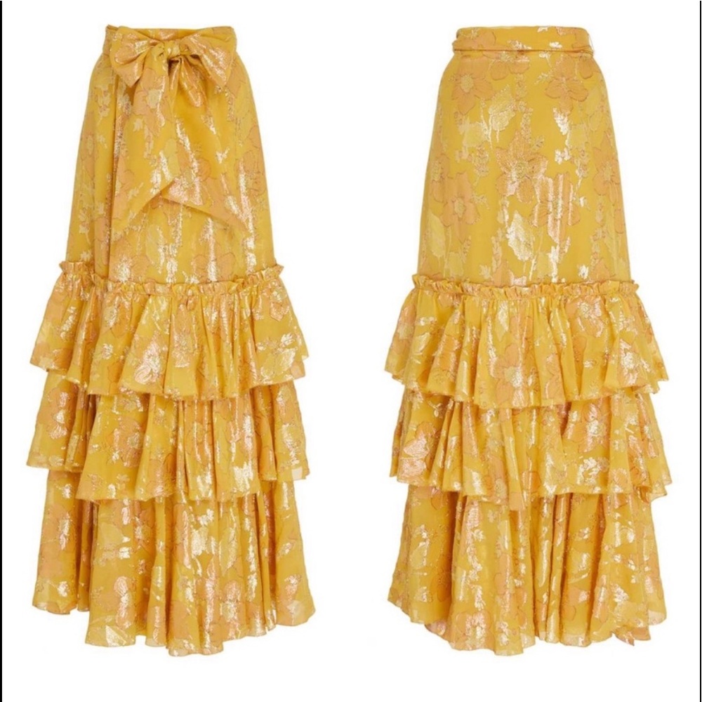 Ulla Johnson Maxi Bow Skirt NWOT